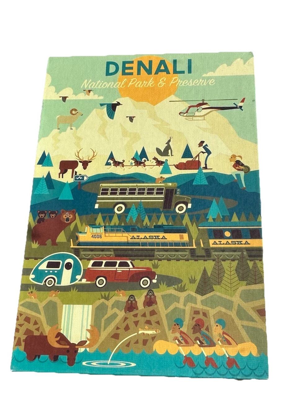 Denali National Park 1000 Piece Jigsaw Puzzle Lantern Press Complete In Box